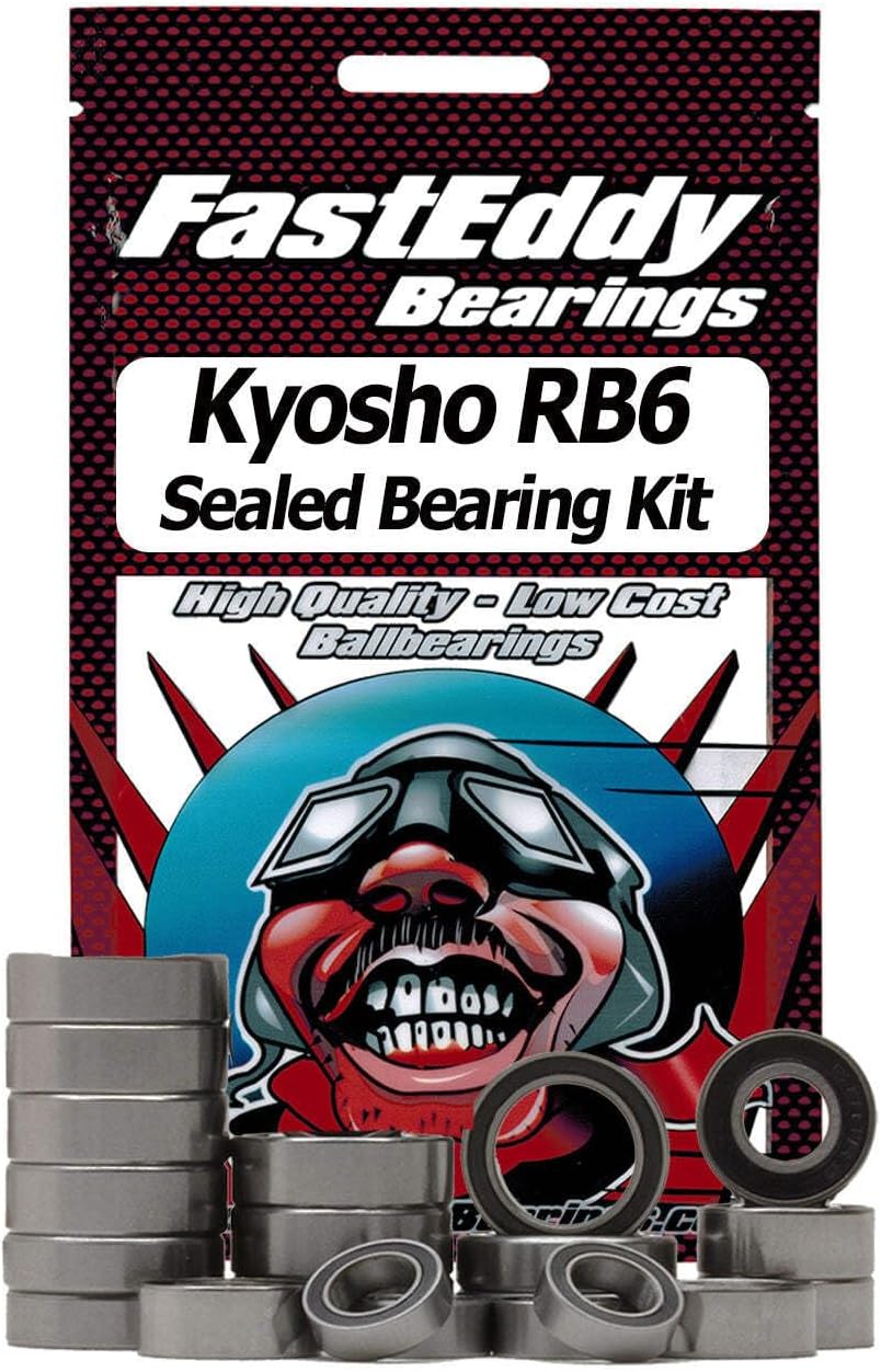 FastEddy Bearings Compatible with Kyosho RB6 Sealed Bearing Kit
