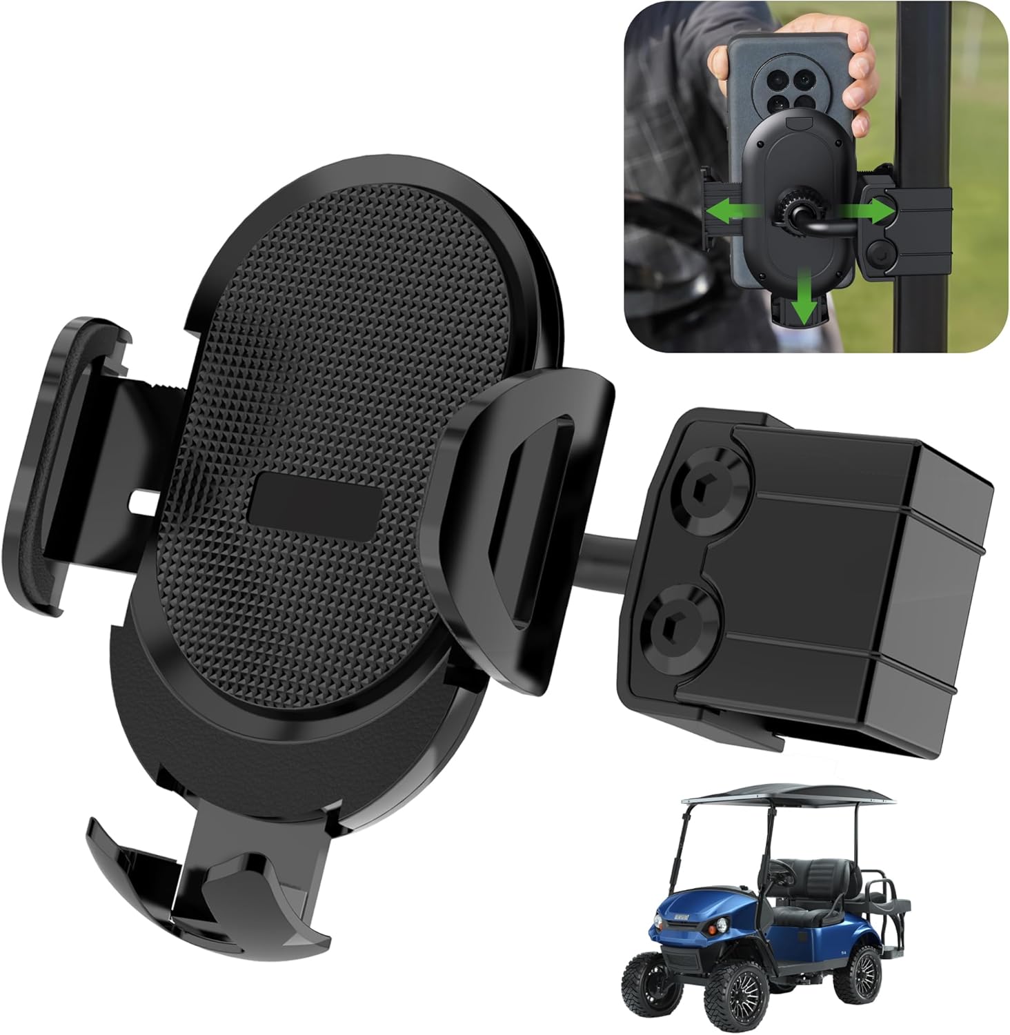 10L0L Golf Cart Phone Holder, Golf Cart Accessories