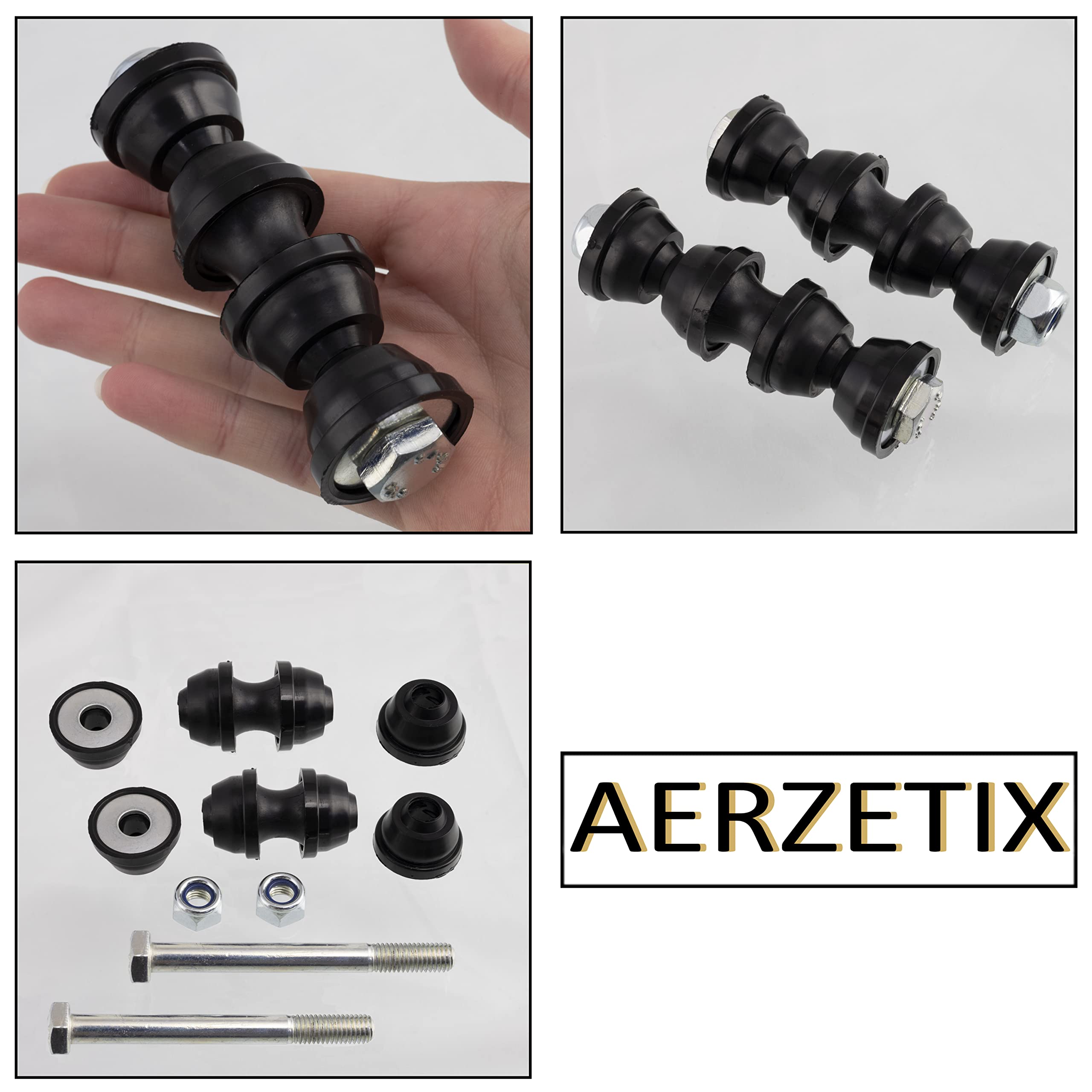 AERZETIX - C66627 - Kit di riparazione, barra di accoppiamento stabilizzatrice - lato montaggio: su entrambi i lati dell'asse posteriore - compatibile con numeri ОЕ 1500682, 1719542, 8M515E494AA