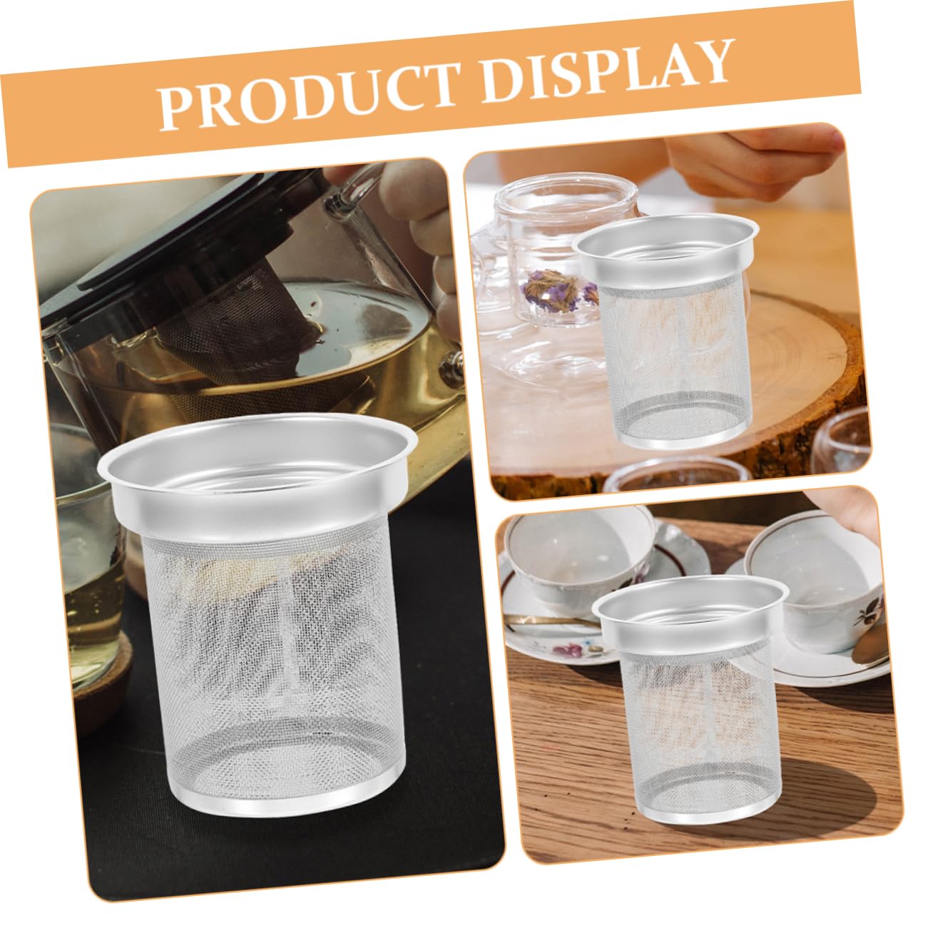 Colador De Té Forma De Tetera Infusor Para Tetera De Acero Inoxidable Filtro De Malla Para Té Para Infusiones