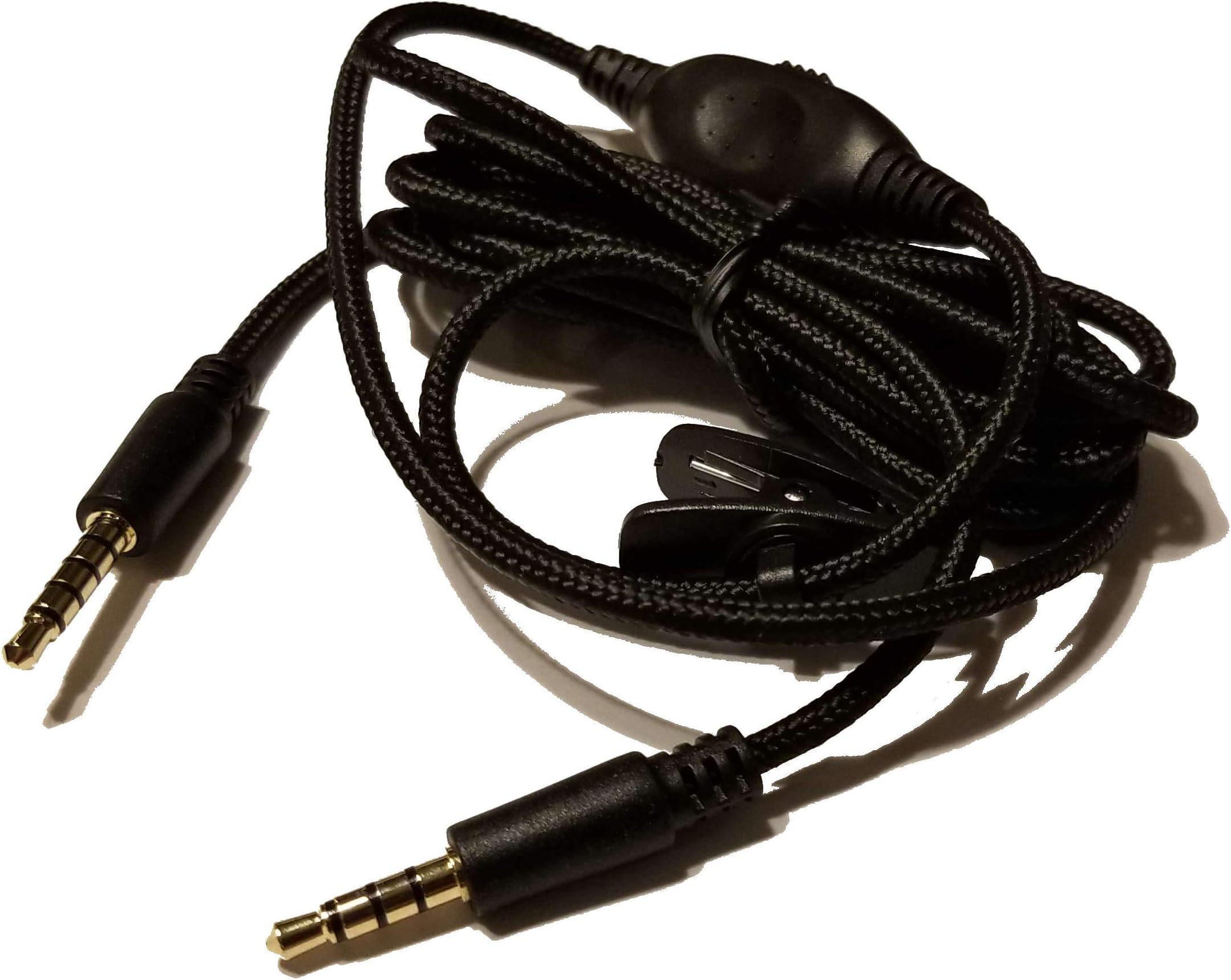 ienza® Replacement Talkback Chat Audio Inline Mute Cable Cord for Astro A40 Also Compatible with A10 Gaming Headsets
