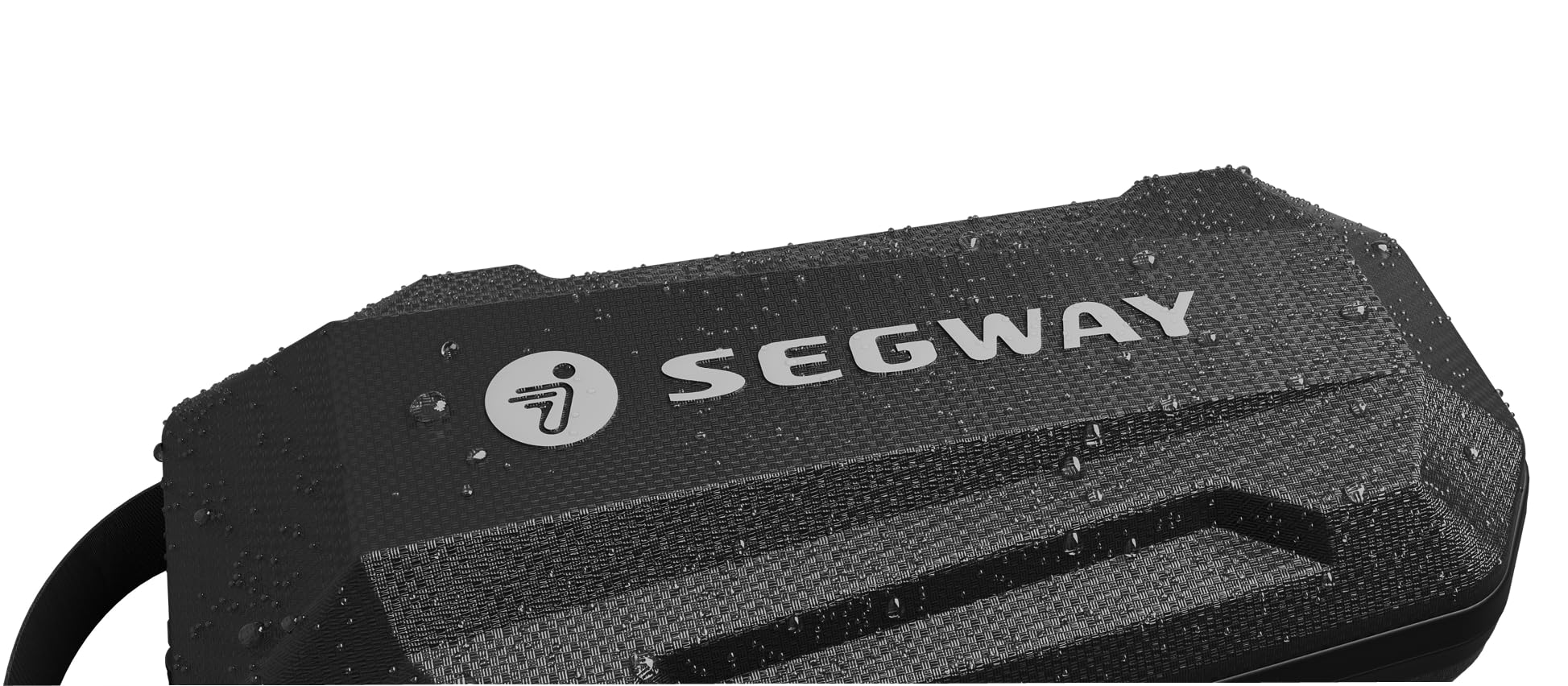 Segway Sacoche de guidon pour scooter électrique, 3 l, imperméable, capacité de charge de 2 kg, système de changement rapide, poches en filet pour téléphone portable, etc. Convient pour guidon de 30 à
