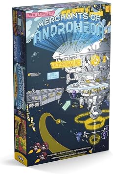 Allplay Merchants of Andromeda Board Game - Play Space Politics Through Mini Games to Become The Best Merchant in The Galaxy - Dutch Auction Mechanisms By Reiner Knizia - 45 Min 3-5 Players Age 13+