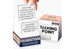 200 Foundational Conversation Starter Cards for Couples: Strengthen Love and Build a Solid Relationship