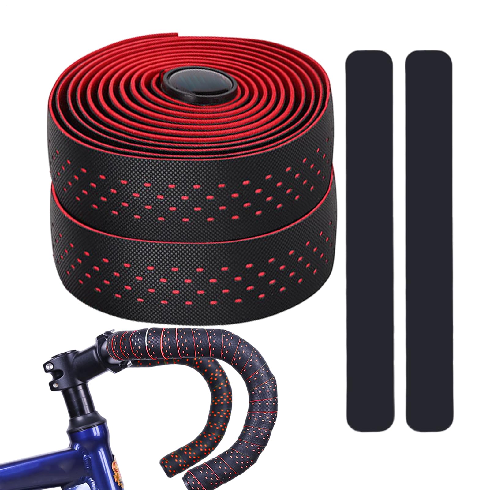 Generico Nastro Manubrio da Bici - Antiscivolo e Smorzamento Vibrazioni,Nastro Avvolgimento Manubrio Bici Gravel | per Ciclismo, Viaggi, Spostamenti Quotidiani, Avventura, Manutenzione, Uomini e