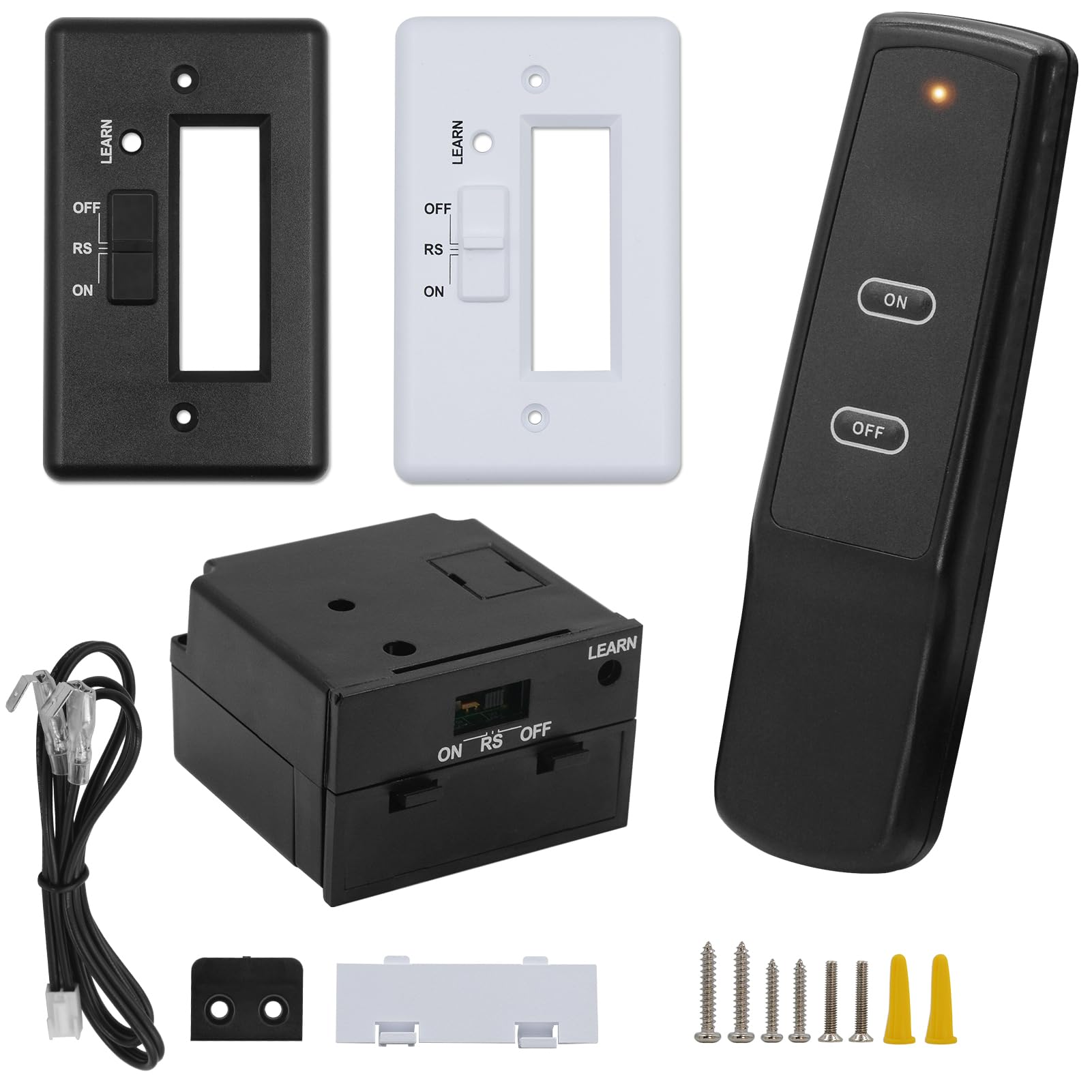 Photo 1 of WOFUNPART Gas Fireplace Remote Control Kit, for Millivolt Valve Appliance, for skytech, Ambient, Majestic Fireplace and More, 5 Year Warranty