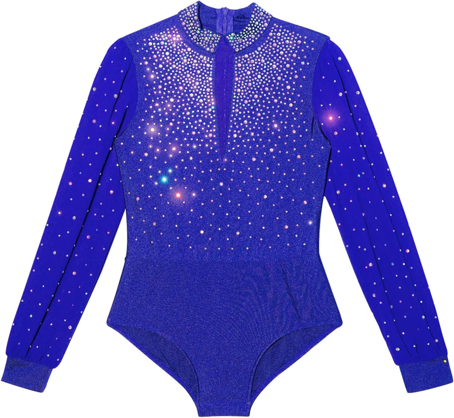 YiZYiF Boys Gymnastics Leotard Tops Figure Ice Skating Jumpsuit Dance Bodysuit Ballroom One Piece Romper Shirts Royal Blue 6 Years