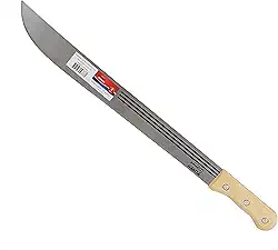 Facão para Mato Granel 18", Corneta, 7872118, Cabo Madeira, Branco/ Pretos