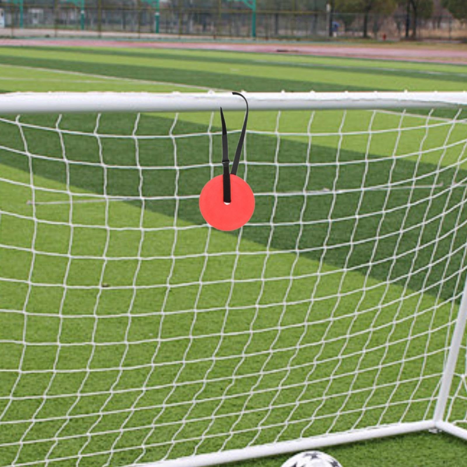RNXRZANK Soccer Goal Target Disc with Adjustable Strap for Agility Training, Red