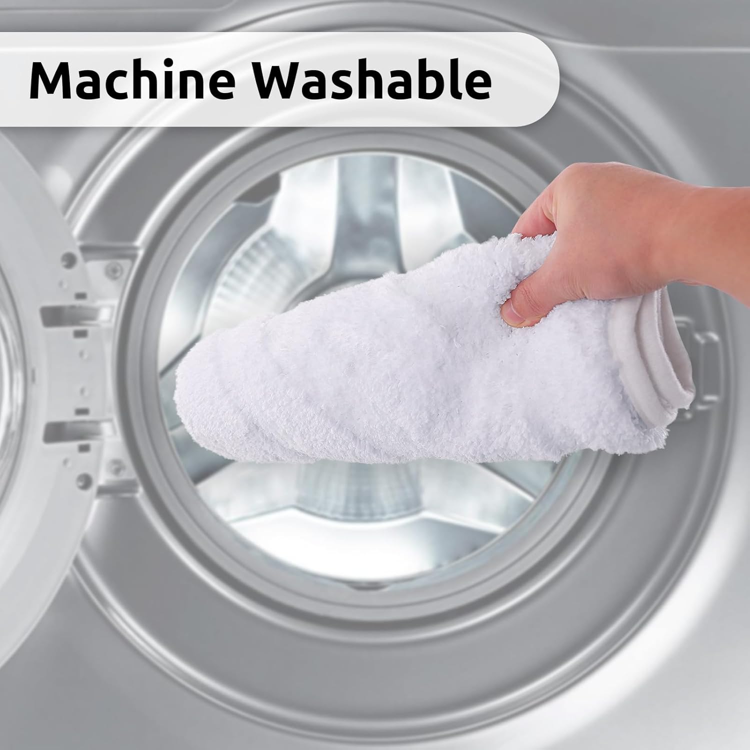 KAMA BRIDAL Microfiber Bath Mat Non-Slip Bathroom Floor Rugs Fast Water Absorbent Shower Mat Ultra Soft Bath Rug Anti-Slip Backing Machine Wash White 12x24