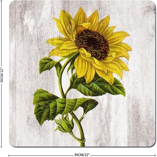 Miniatura 2 de Letrero de metal de otoño de 12 x 12 pulgadas, letrero de lata retro de girasoles dorados de granja, pintura al óleo, letrero de aluminio duradero,