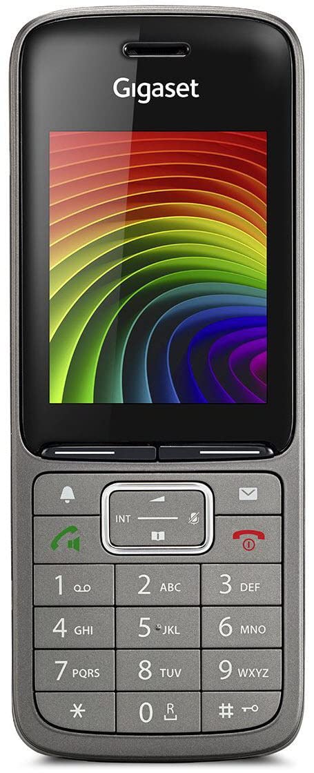 Elmeg 5530000199 D141, DECT Mobilteil Festnetztelefone mit 4,57 cm (1,8 Zoll) Display silber