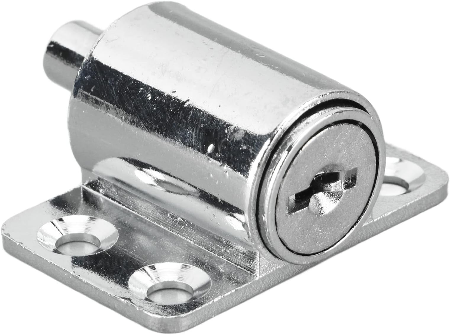Window Lock, Zinc Alloy Security Lock with Keys for Child Safety and Anti Theft 2.2oz Universal Sliding Glass Door Lock
