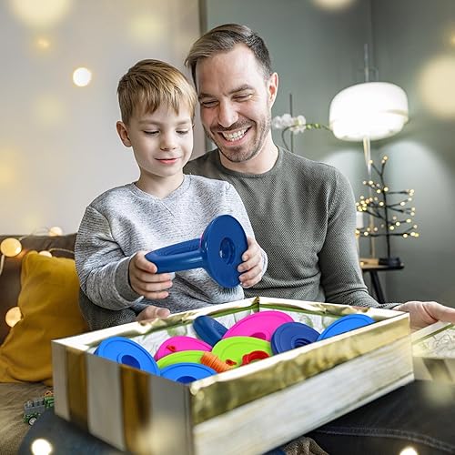 Miniatura 5 de Wit Bear Juego de equipo de entrenamiento para niños, gimnasio de juguete para niños pequeños utilizado como pesas rusas con barra para hacer