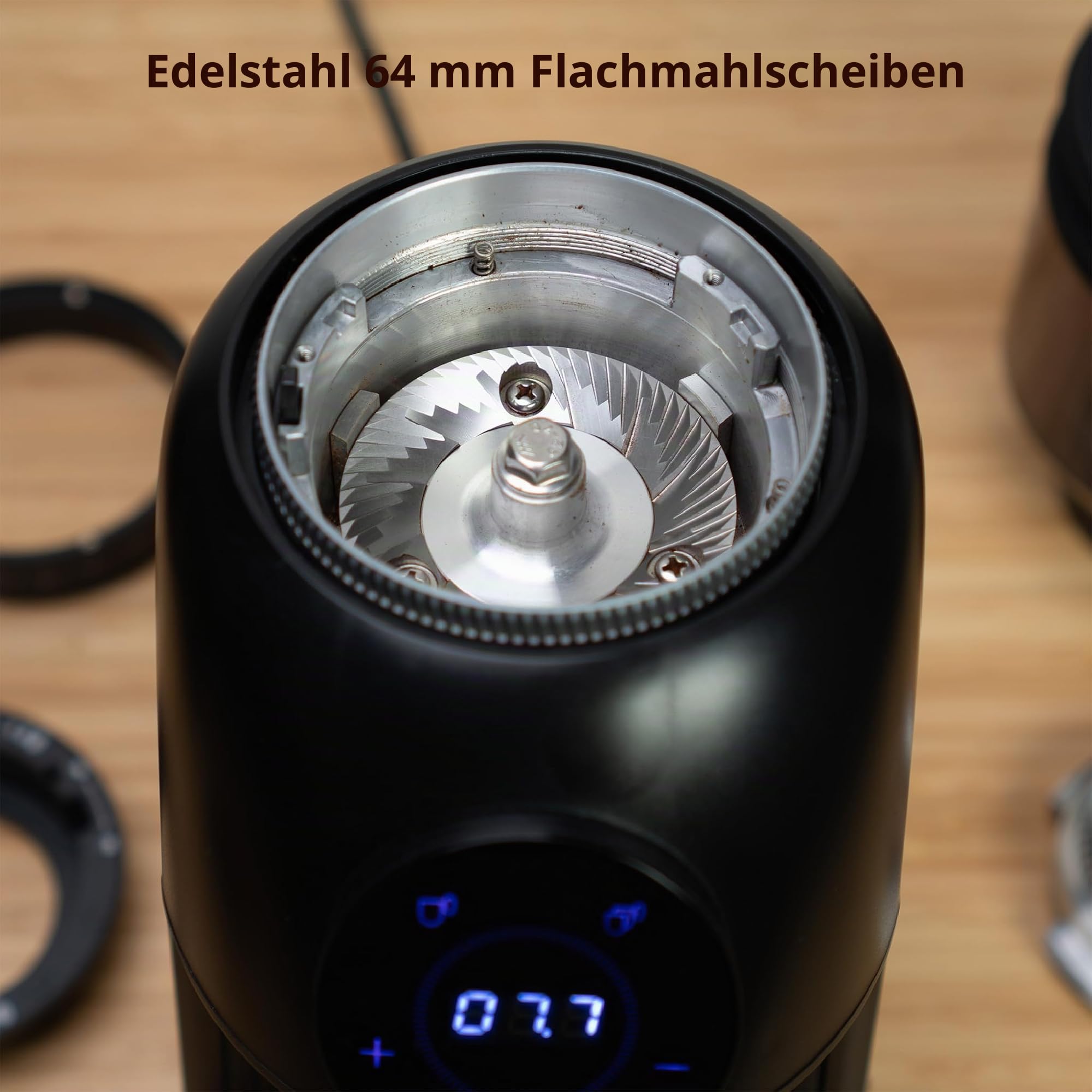 MiiCoffee GF64 Kaffeemühle (schwarz)