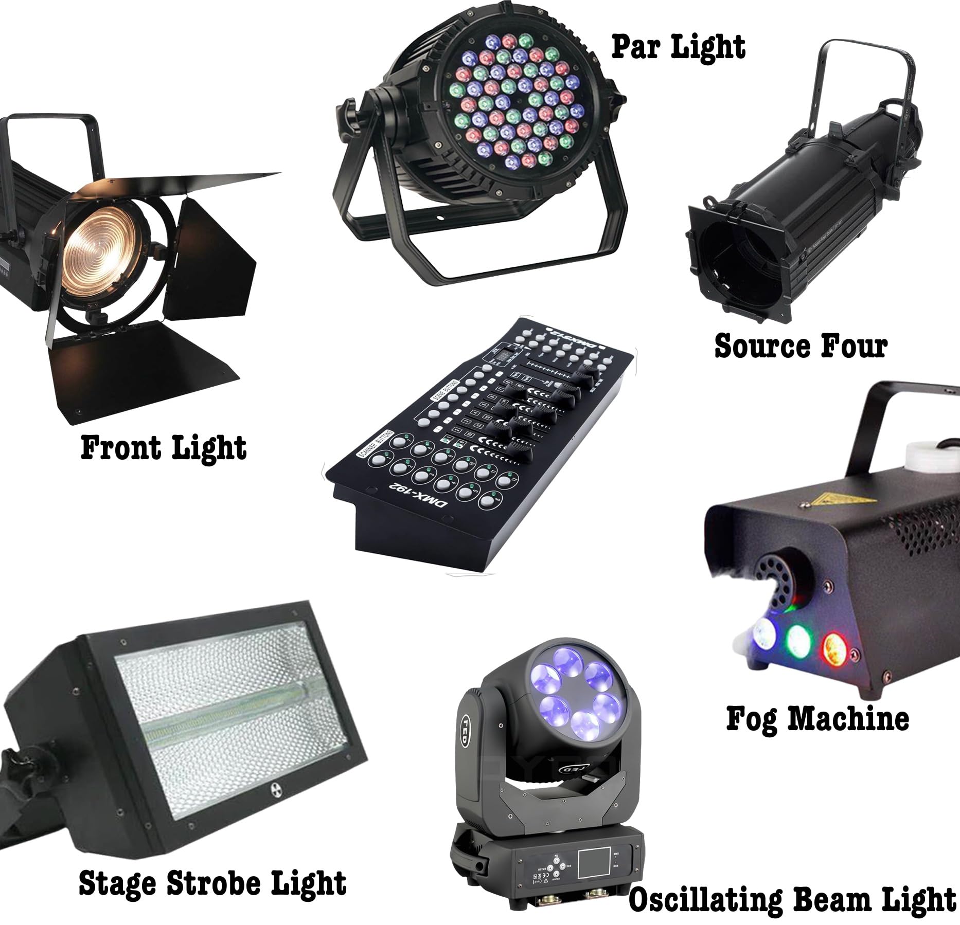 Par Lightning Controller Snapklik.com : 192 Channel DMX Controller, Stage Lighting Console DMX ...