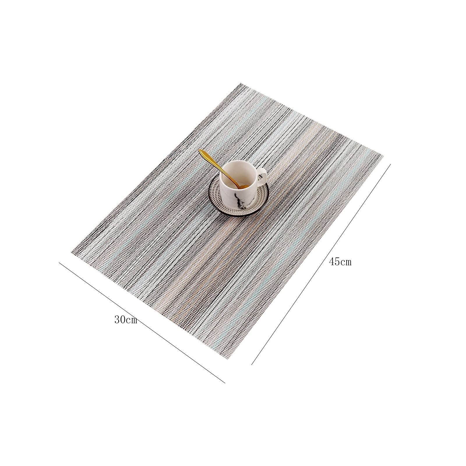 Generico Sottobicchieri Impermeabili E Antiscivolo, Tovagliette in PVC, Decorazioni per La Casa E La Cucina, Sottobicchieri Multiuso, Sottobicchieri Flessibili E Indeformabili (A 2pcs)