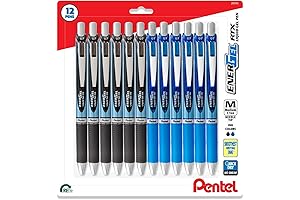 Pentel EnerGel 0.7 Needle Tip Pens - Smooth, No-Skip Liquid Gel Ink...