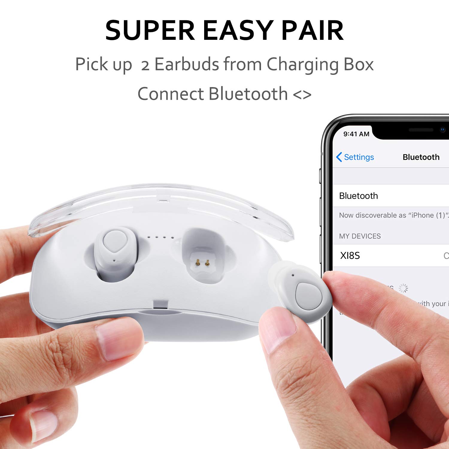 Bluetooth 5.0 True Wireless Earbuds 