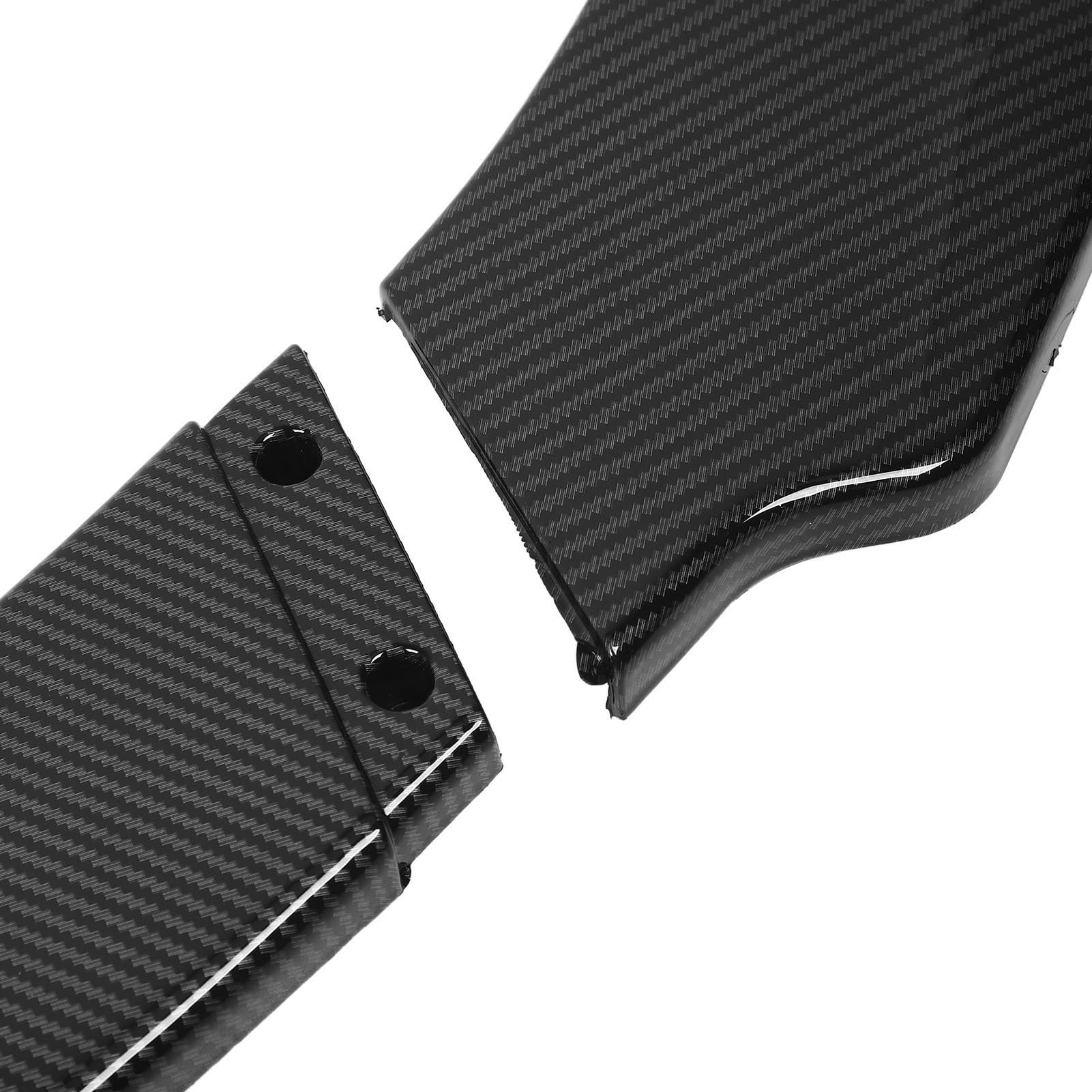 Przedni Zderzak Lip Siler, 3PCS ABS Car Front Drumiper Lip Silera dla Mk6 R20 R 2008-2013, Zastępca Dyfuzora Wargowego, Przednie Zderzak Rozdzielacz Podbródka do Ust Przedni (3)