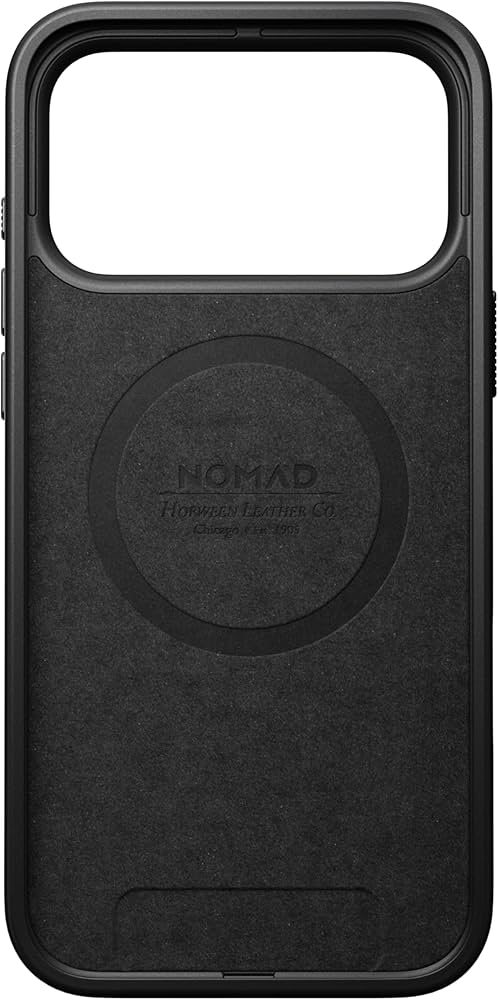NOMAD Magnetic Leather Back 17 Pro 黒 Magnetic Leather Back