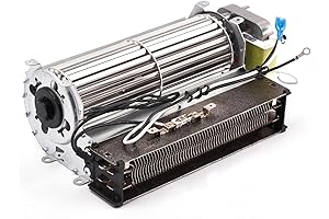 Criditpid TwinStar Replacement Fireplace Fan Blower & Heating Element