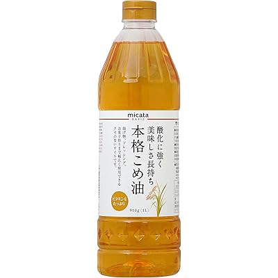 ミカタ 本格 米油 1L ペット ［ 富永貿易 こめ油 1000ML 大容量 油 揚げ物 ］