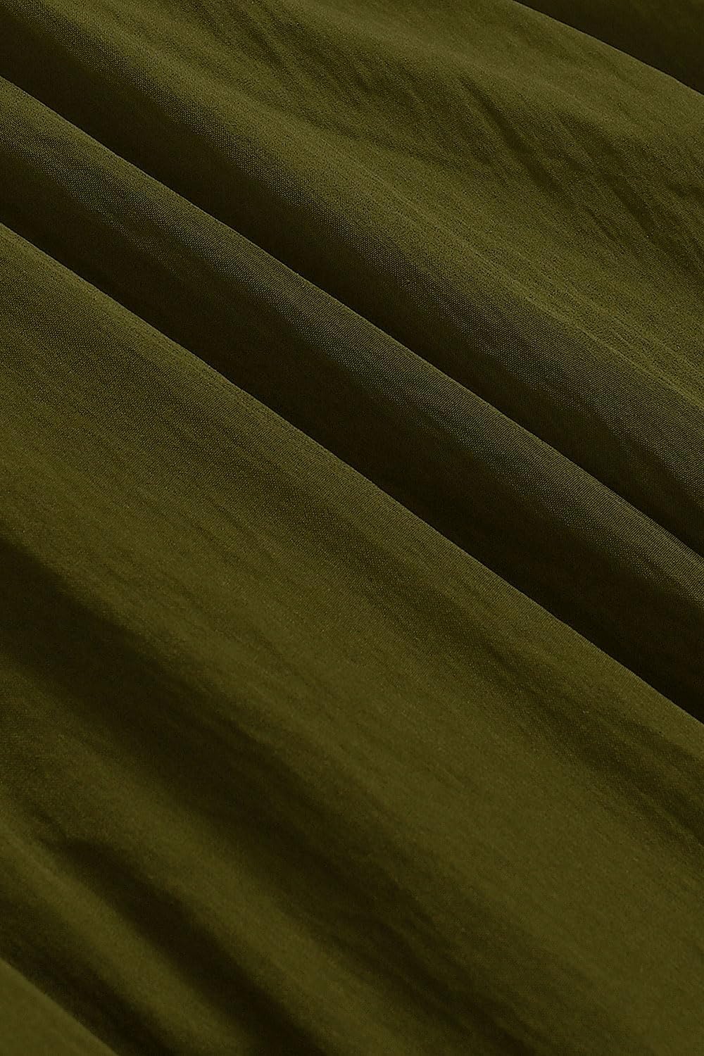 Women's Black Bubble Skirt Elastic Waist Casual Party Y2K Puffy Hem A-line Long Skirts with Pockets - Image 7