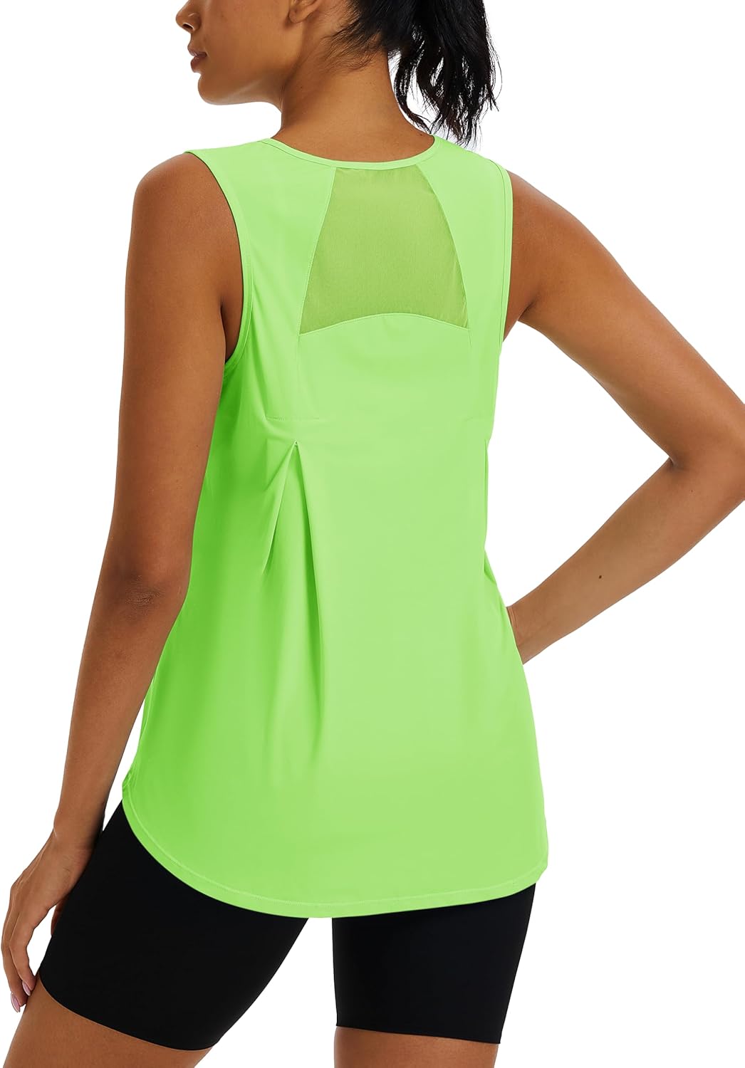 TACVASEN Women's Workout Tops Lightweight Racerback Sleeveless Breathable Shirts Athletic Running Yoga Gym Tanks for Women - Image 3