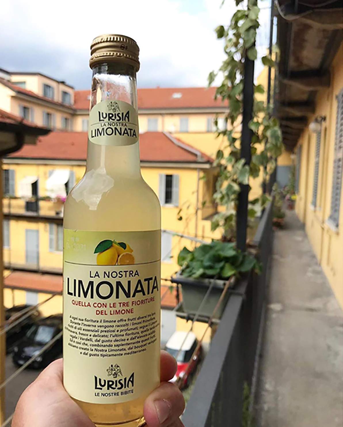 Lurisia La Nostra Limonata, Carbonated Lemon Beverage - 9.3 oz (12 Glass Bottles)