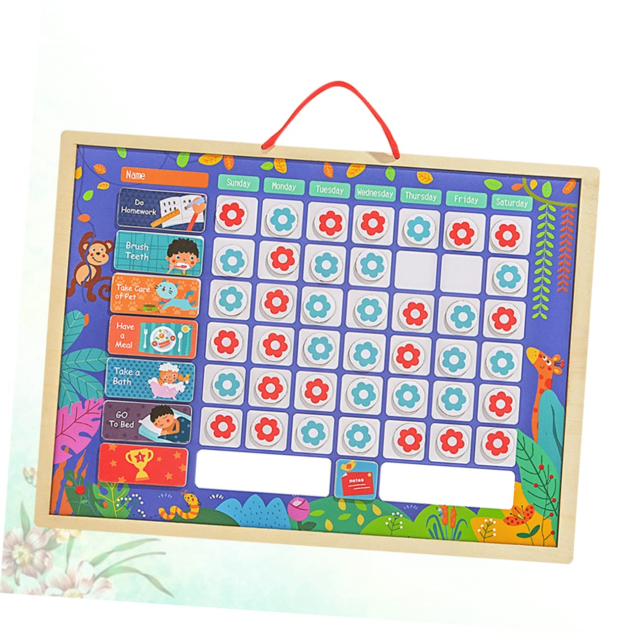 DIYEAH Autodisciplina infantil recompensa responsabilidad juguetes cuadro de buen comportamiento tabla de recompensas tabla de comportamiento