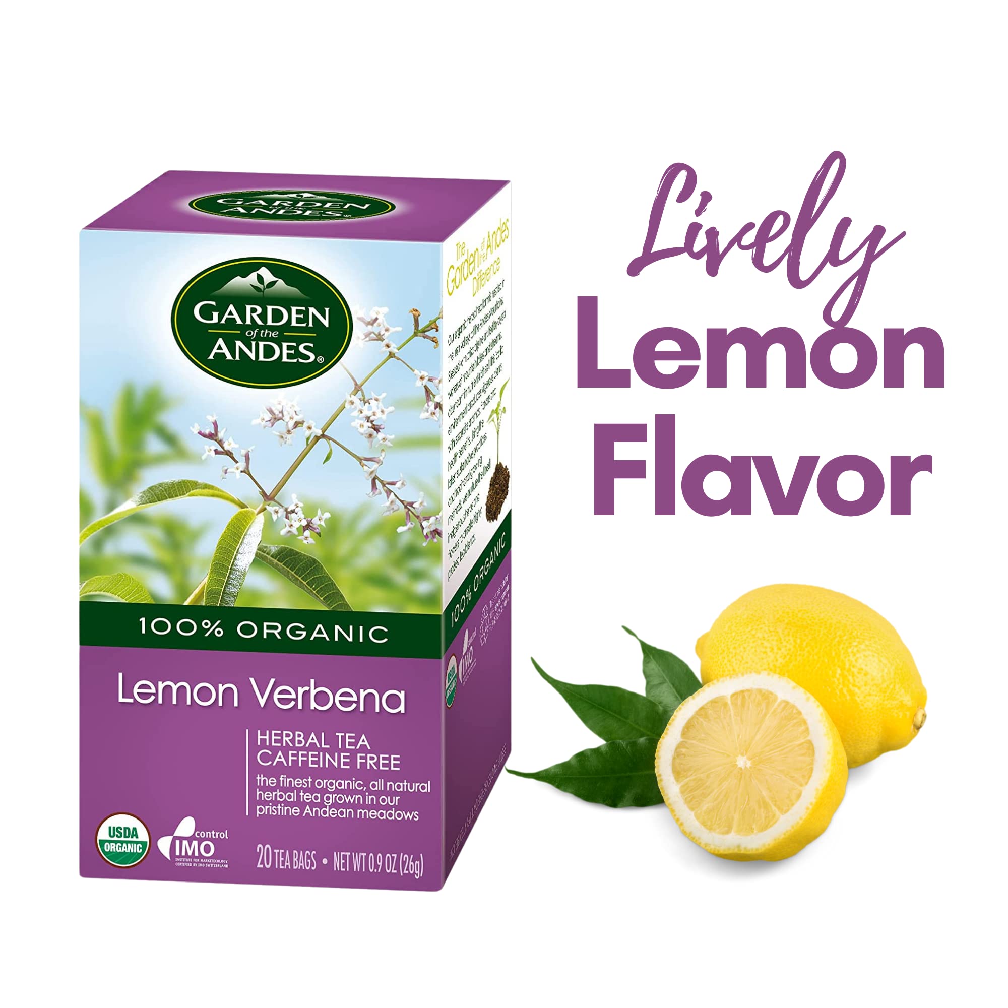 Amazon.com : Garden of the Andes Herbal Organic Decaf Lemon