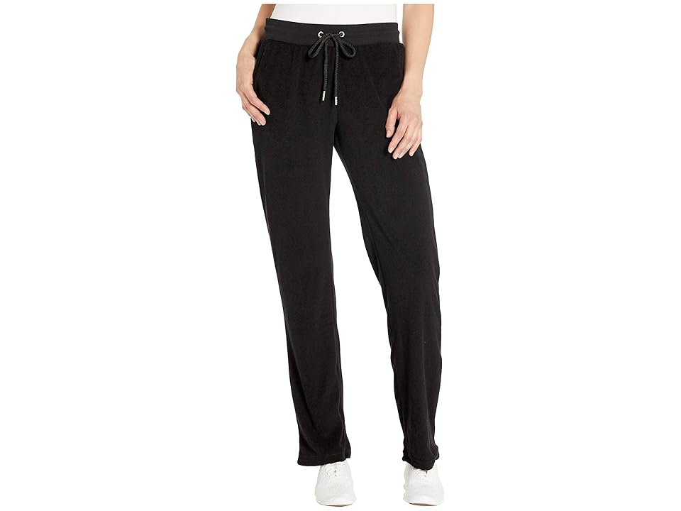 

Bebe Sport Beach Terry Track Pants (Black) Women's Workout