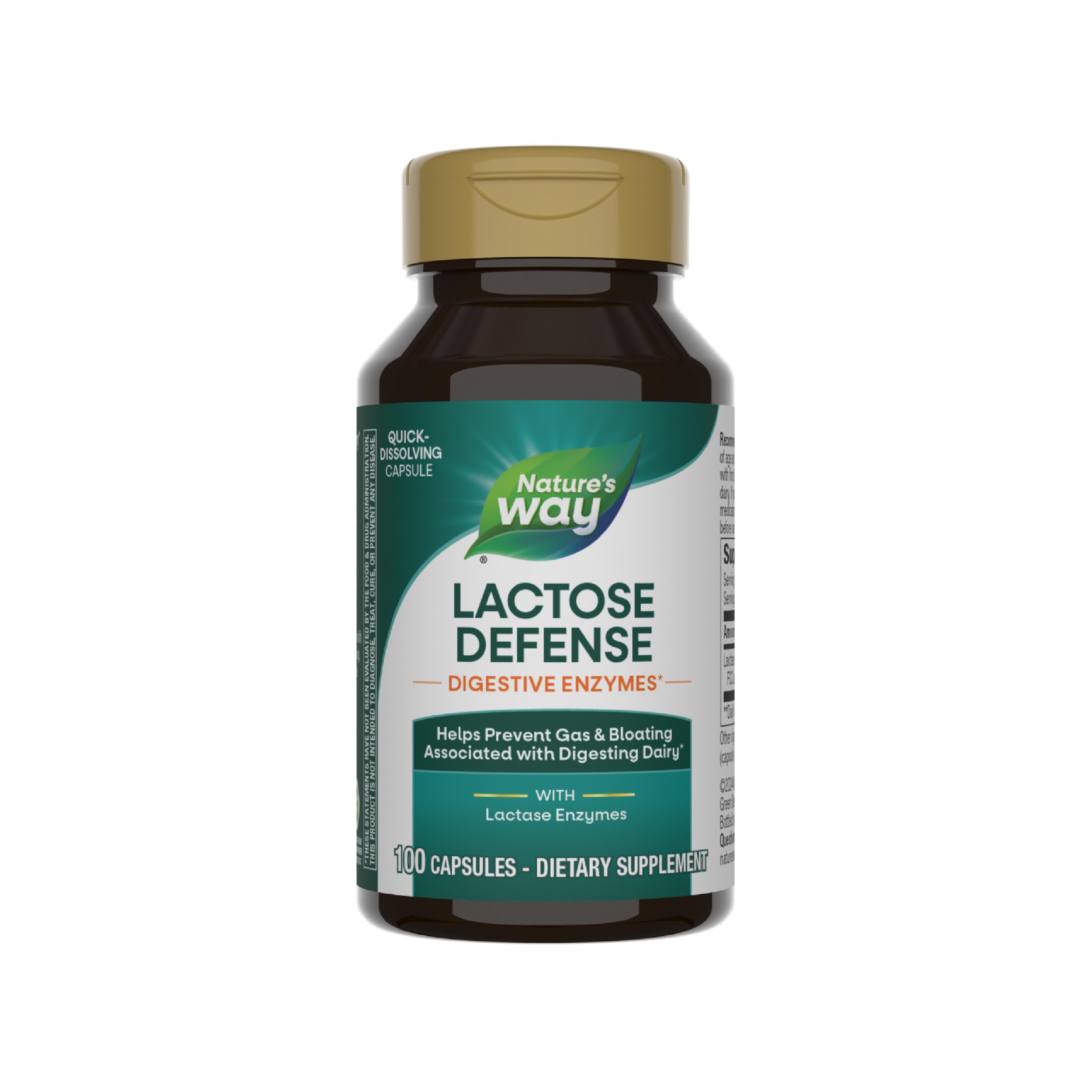 Nature's Way, Lactase Enzyme Formula, 100 Capsules-picture-39