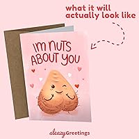 Vista 3 de Sleazy Greetings Divertida tarjeta del día de San Valentín para él, divertidas tarjetas de aniversario para marido y esposa, tarjeta de cumpleaños