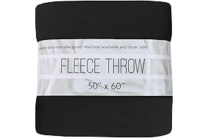 Ultra Soft 50x60 Microfleece Travel Blanket for Snuggling Comfort