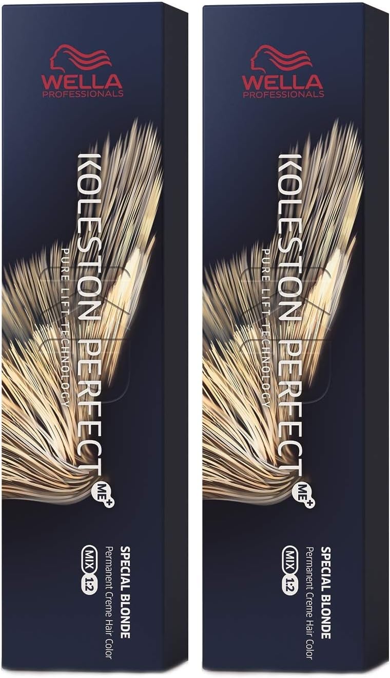 Wella Koleston Perfect ME+ KP Special Blondes, 12/96 Special Blonde Ash-Violet, Pack of 2