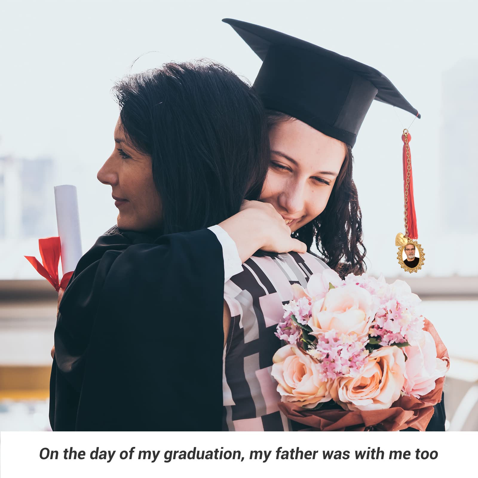 Amazon.com: Sureio Memory Photo Charm Graduation Memorial Tassel