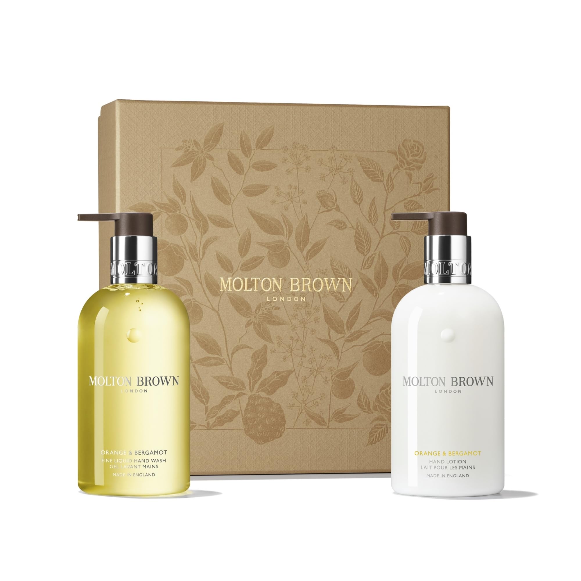 Molton Brown Orange & Bergamot Handpflege-Kollektion | Handwäsche 300 ml, Handlotion 300 ml, Handpflege-Geschenkset, Muttertag
