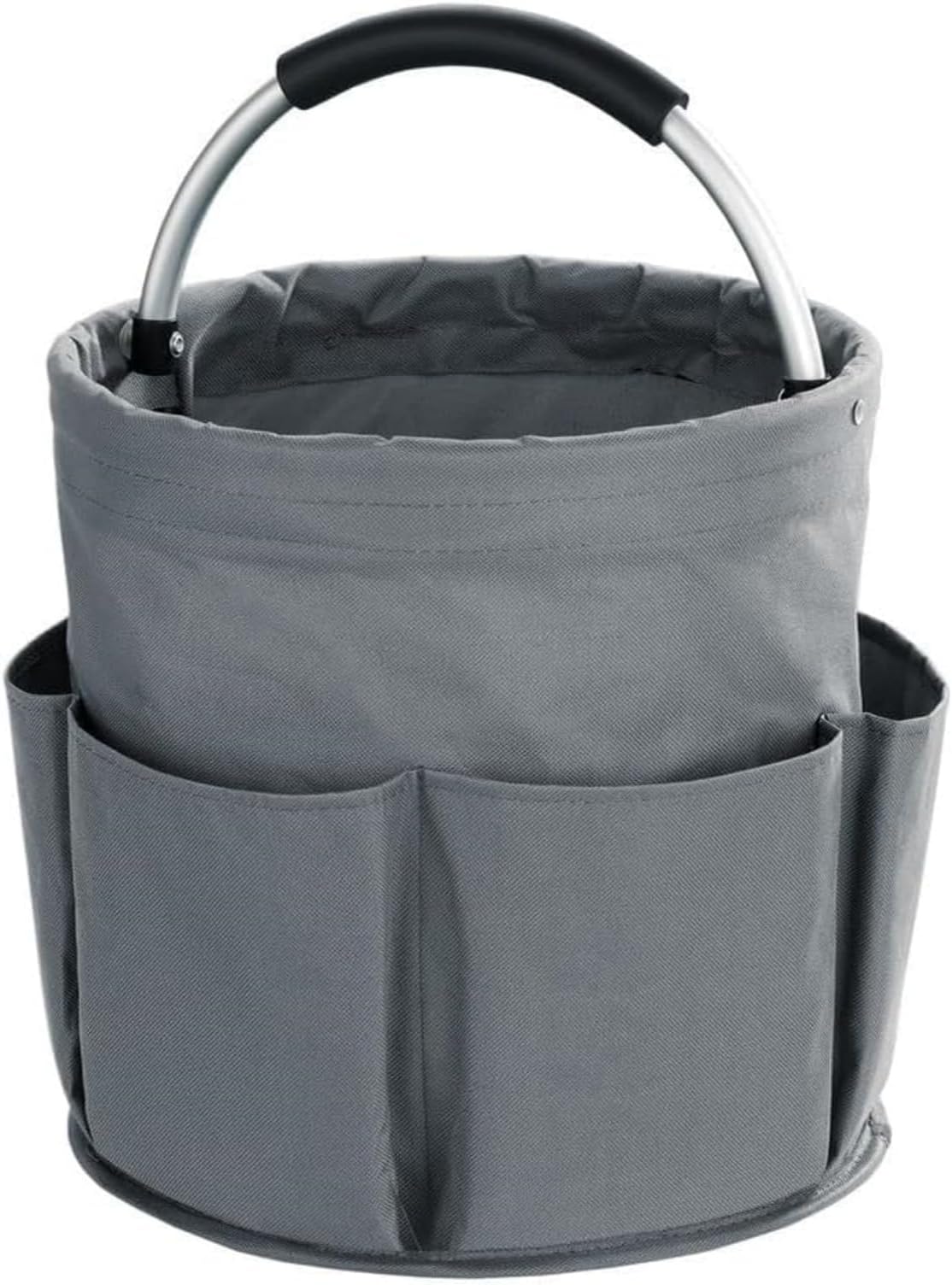 Neouth Multipurpose Tool Bag 17L Garden Tool Organizer Foldable Bucket Tool Storage Basket Outdoor Beach Storage Bag Grey