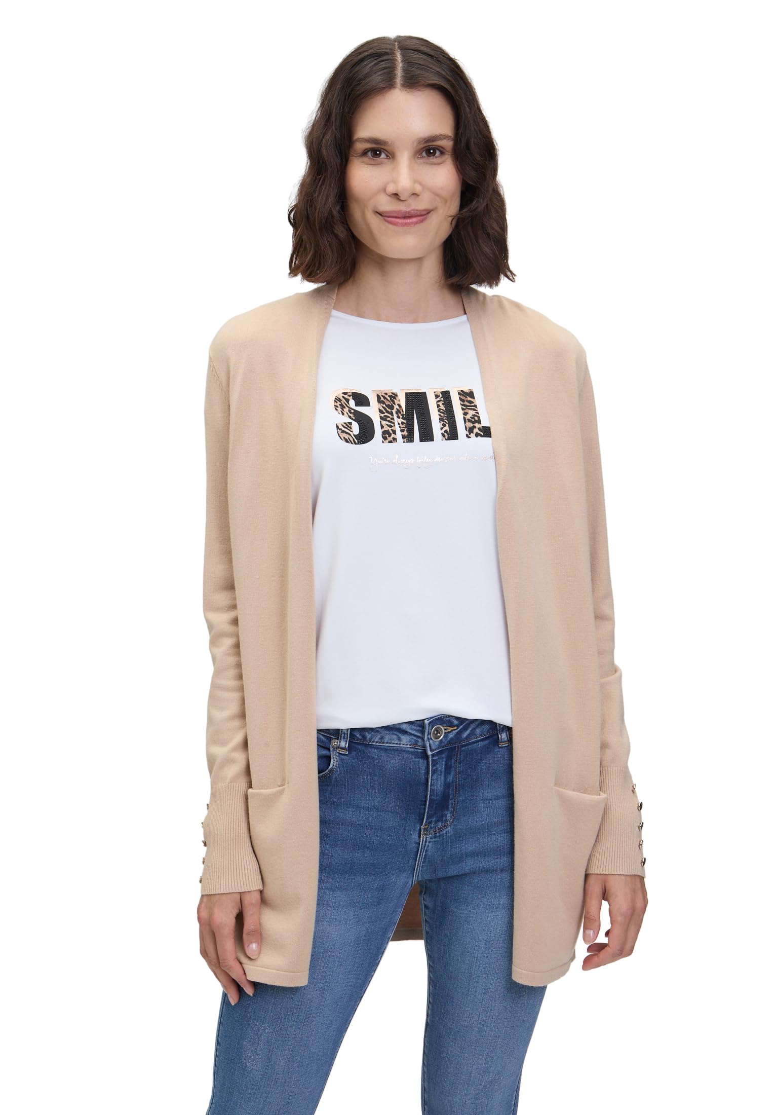 Betty Barclay Damen Feinstrickjacke mit Taschen