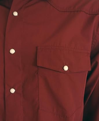 Men's Casual Western Snap Shirt Regular, Big & Tall Sizes, Long Sleeve Pockets Cotton Blend