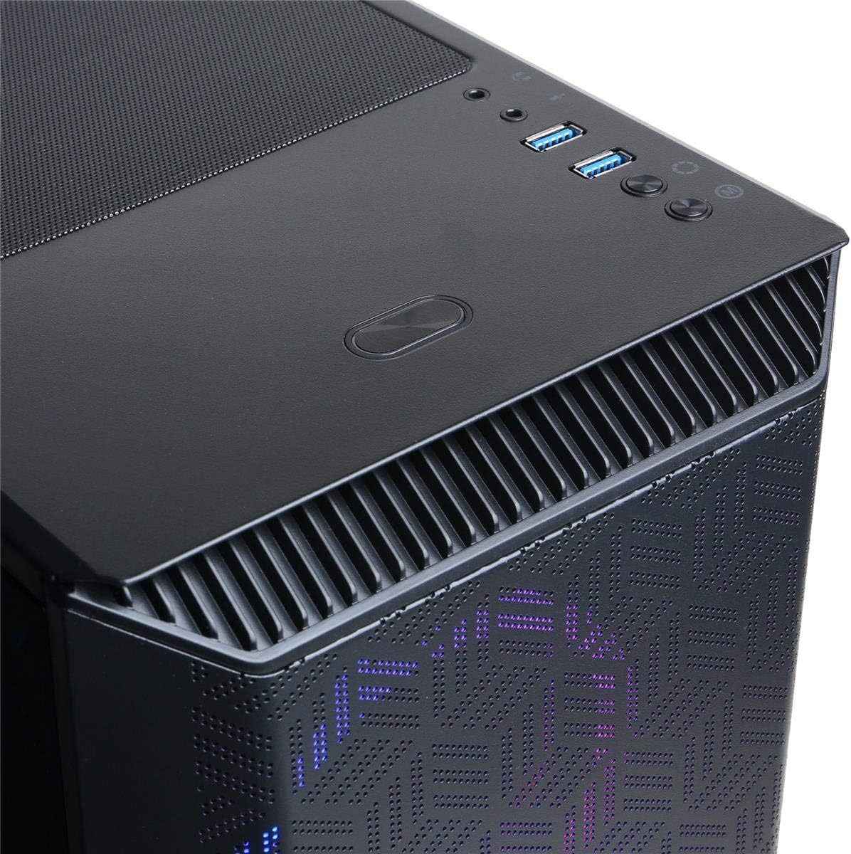 뒤쪽 view 다양한 포트를 보여주는 CyberpowerPC 데스크톱의 모습입니다.