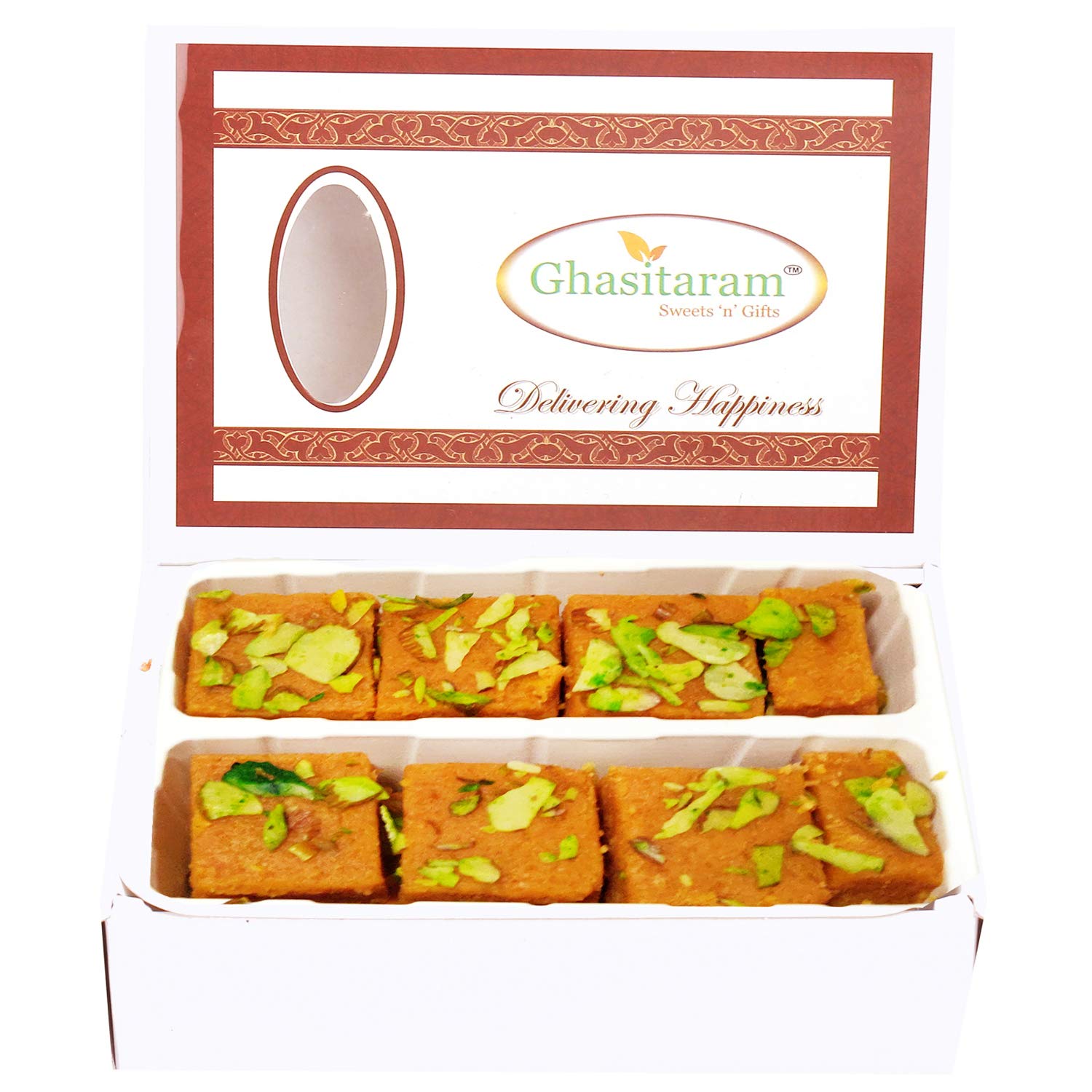 Ghasitaram Gifts Sweets - Mohan Thal (200 GMS) |Gift for Diwali,Holi,Rakhi,Valentine,Christmas,Birthday,Anniversary,Gift for Her,Him,Mothers Day,Fathers Day| (B019ZF3WAU) Amazon Price History, Amazon Price Tracker