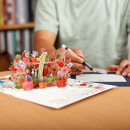 Miniatura 4 de Magic Ants 75 años de amor eterno  Tarjeta de felicitación de 75 aniversario  Un hito de platino de devoción duradera  Tarjeta desplegable multiusos