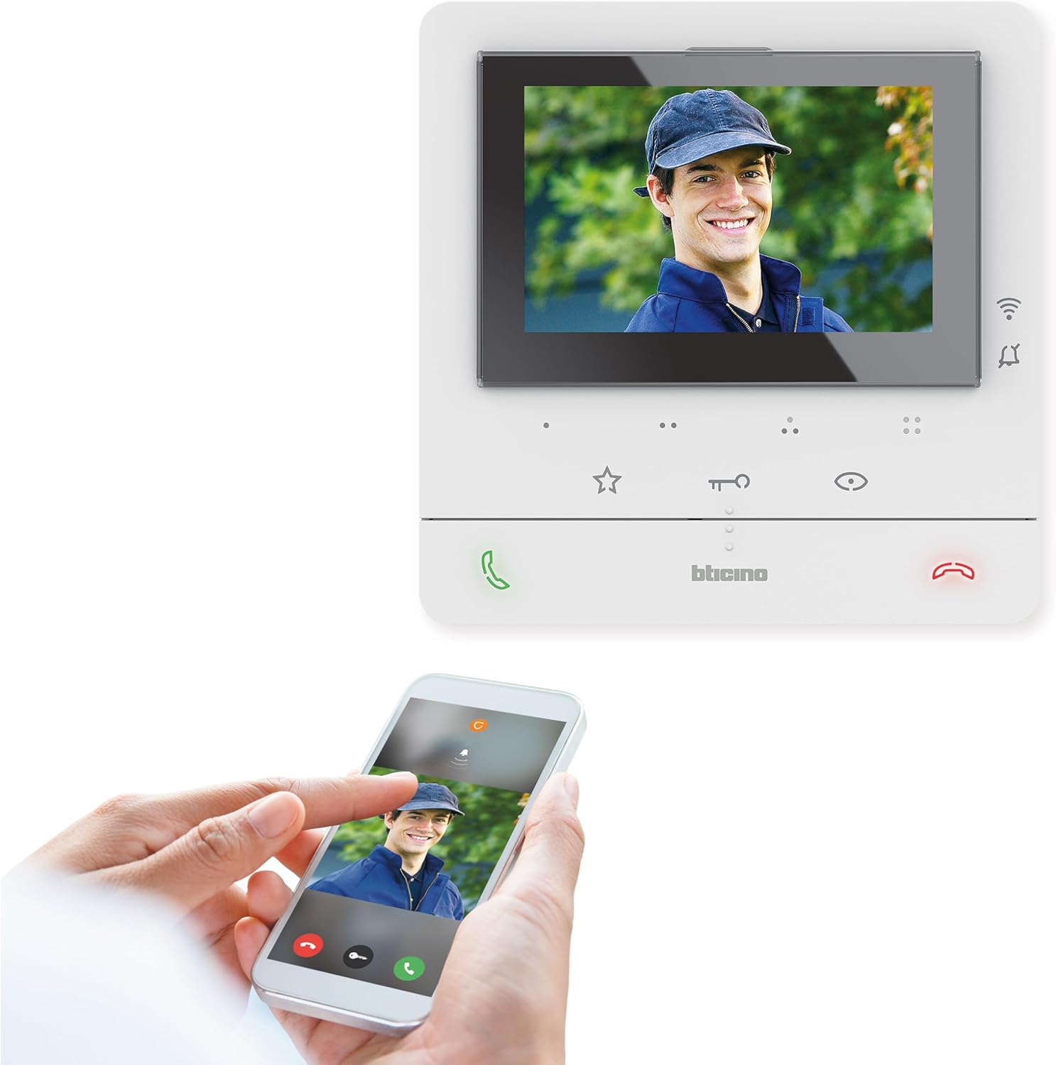Bticino 344682 Smart Indoor Monitor with smartphone app