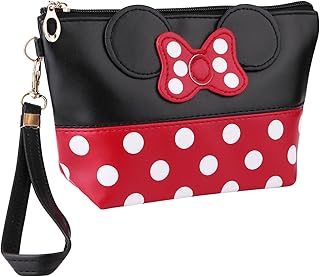 Bolsa de maquillaje de cuero de dibujos anima...