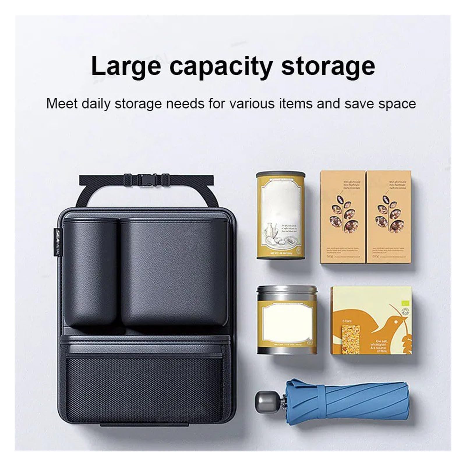 Proteggi Schienale Sedile Auto Organizer Per Bagagliaio In Similpelle
