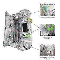 Vista 26 de Funda para carrito de compras para bebé de algodón, lavable a máquina para bebés, niños pequeños, niños o niñas, grandes (lindas)