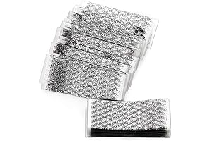 MORIDA Shrink Bands, 500 Clear Perforated 66 x 25 mm Heat Shrink...